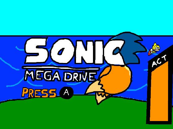 Sonic mega drive 