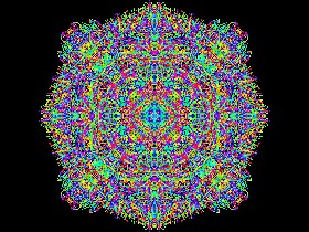 Rainbow Mandala Draw