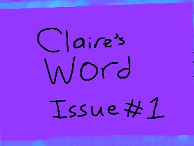 Claire's Word