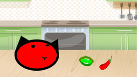 Pet Simulator Cat+hot Pepper & Pea