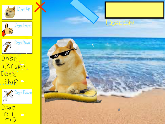 Doge Clicker Beach Edition