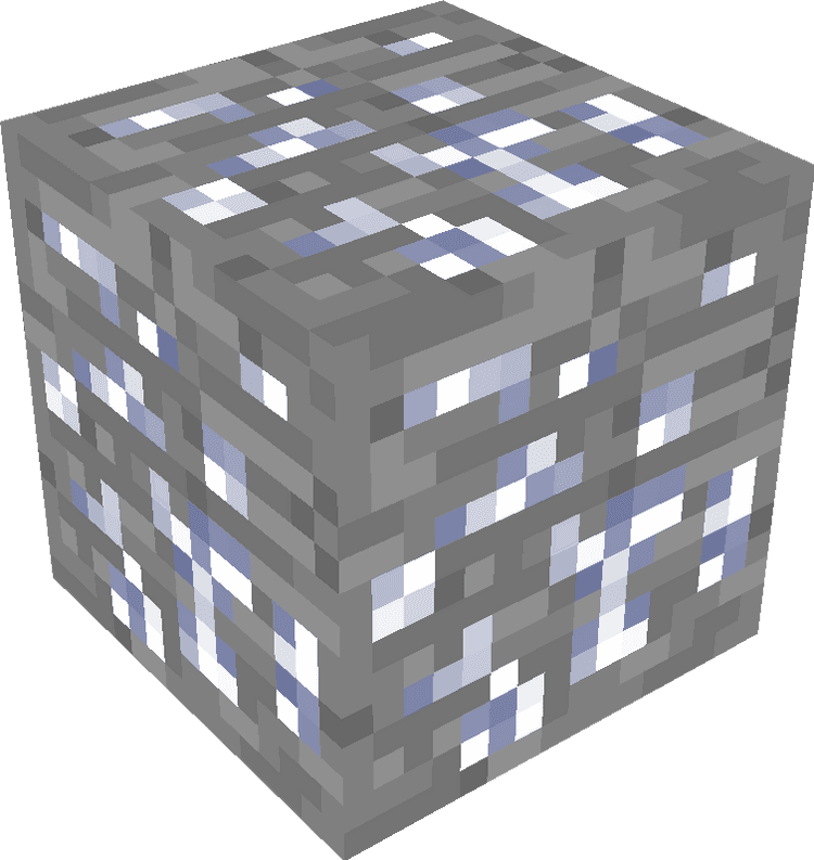 Ore - Silver | Minecraft Block | Tynker