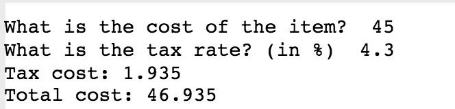 Tax Calculator