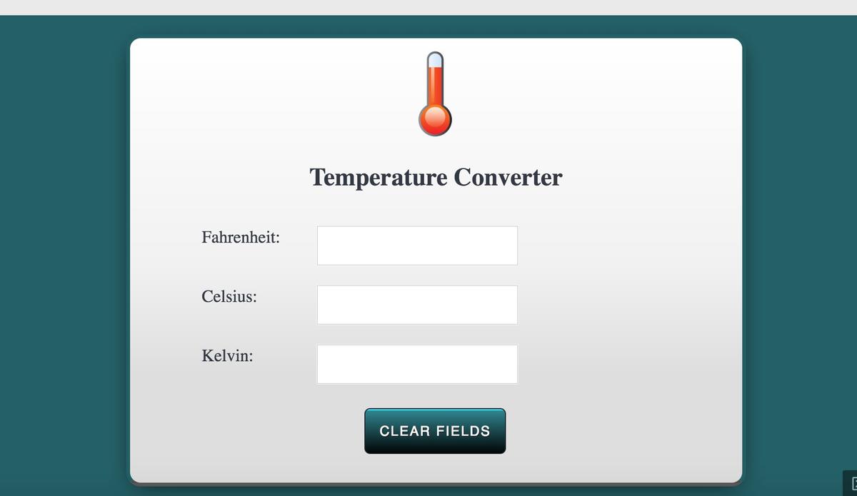 Patrick's Temperature Converter