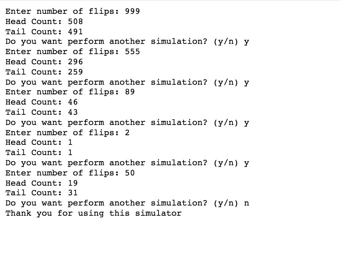 Coin Flip Simulator