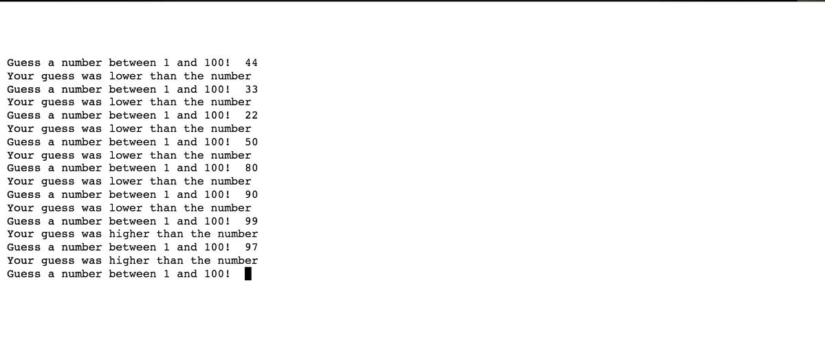 Higher Lower Game