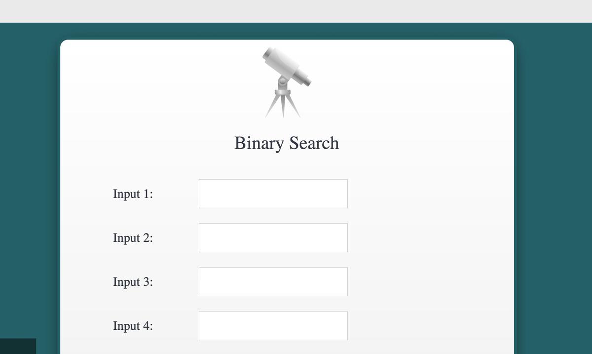 Binary Search