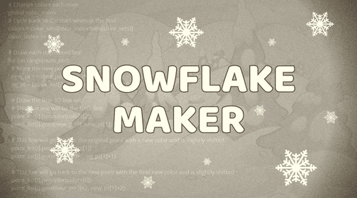 Snowflake Maker - DIY