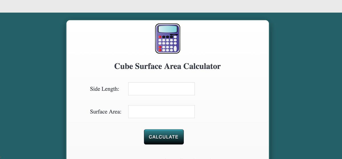 Surface Area Calculator