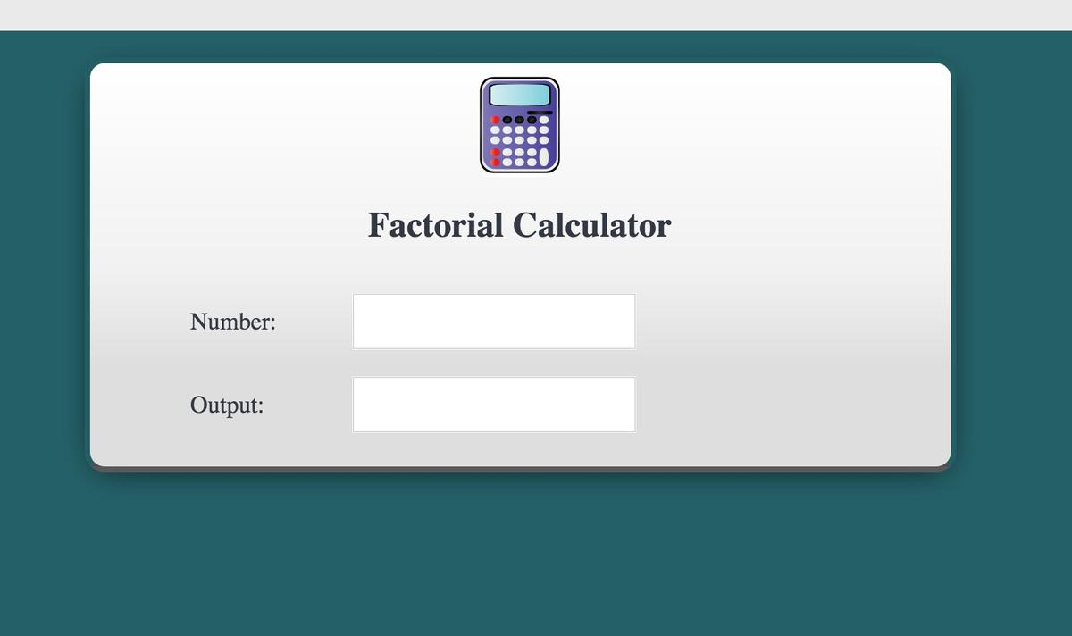 Factorial Calculator