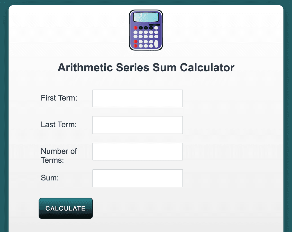 Series Sum Tutorial