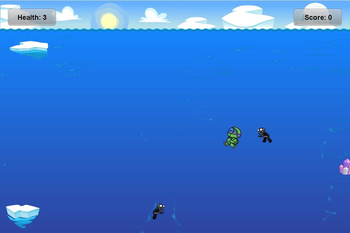 Game underwater