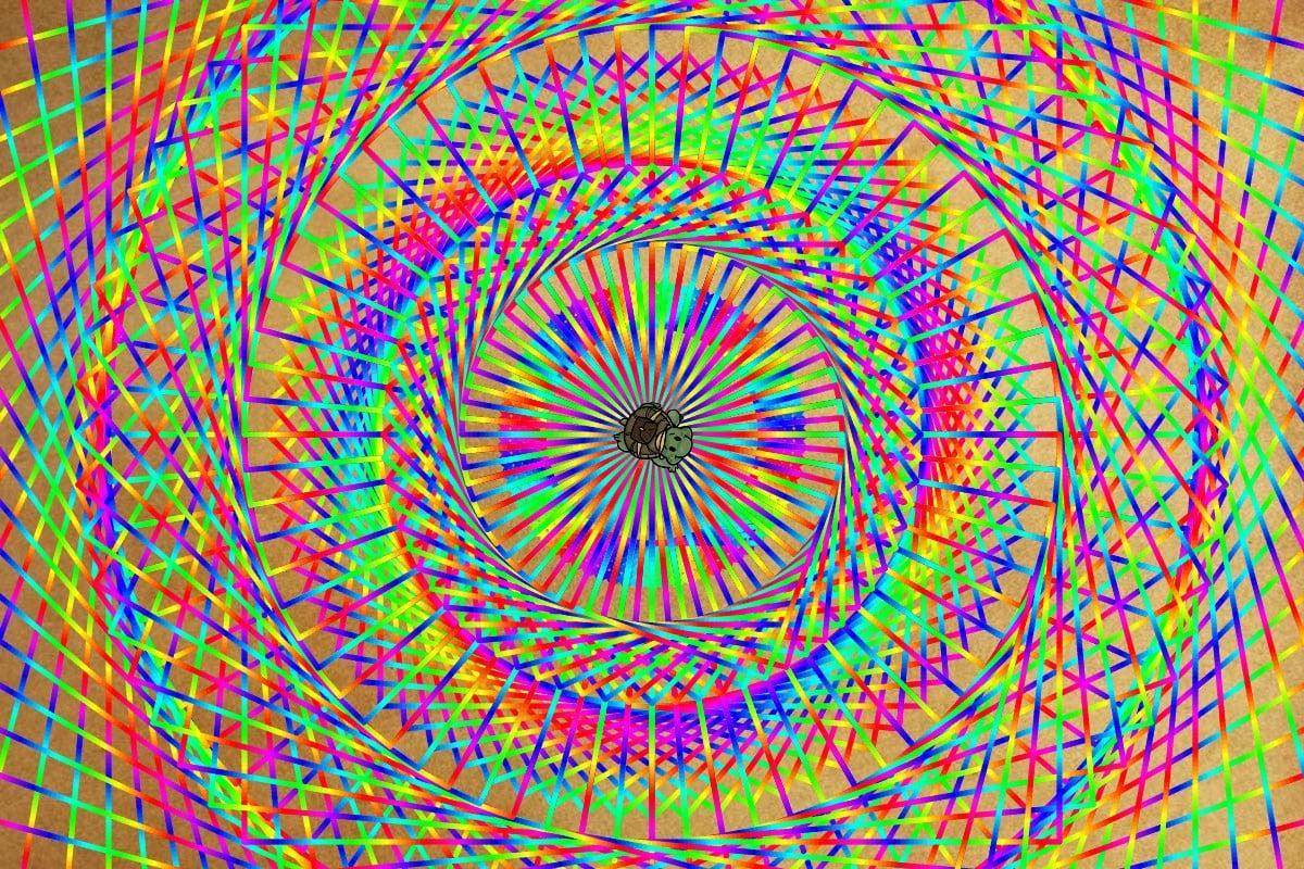 spiral optic illusion