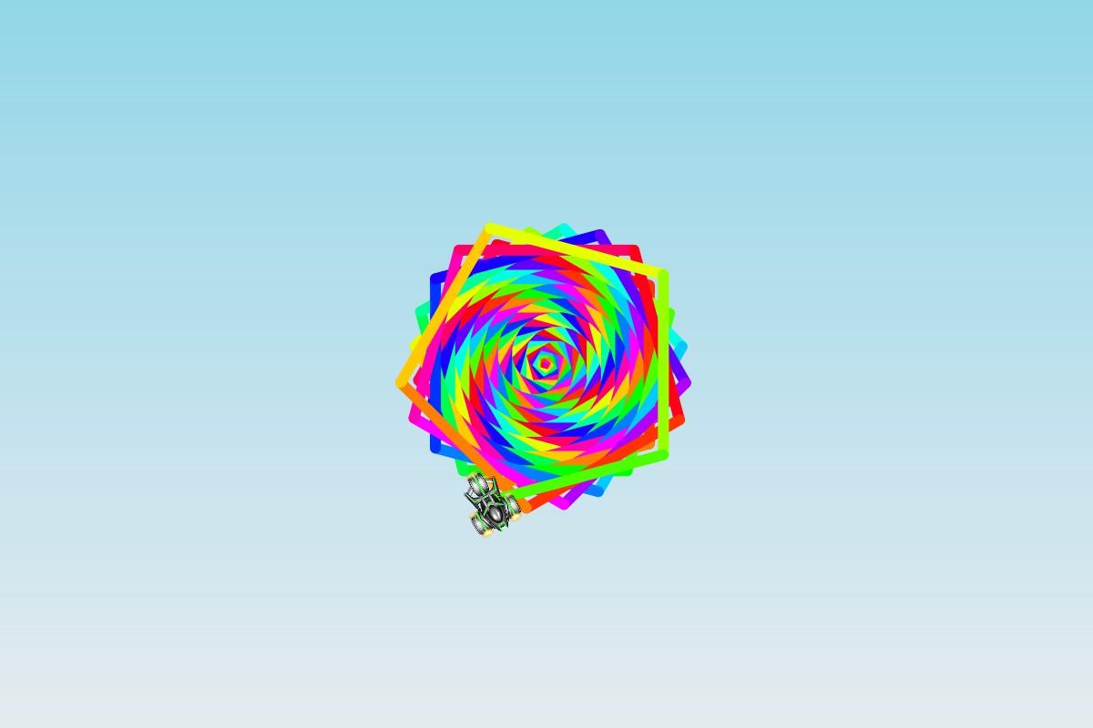 rainbow spiral