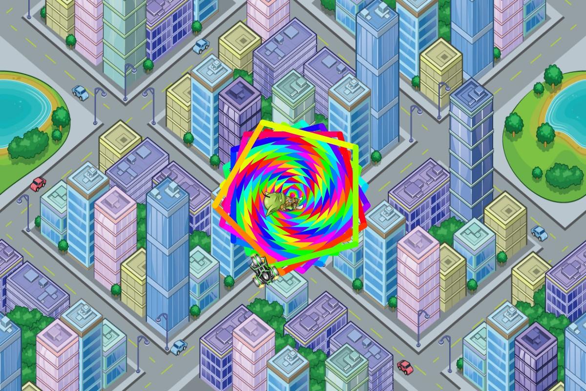 rainbow tornado