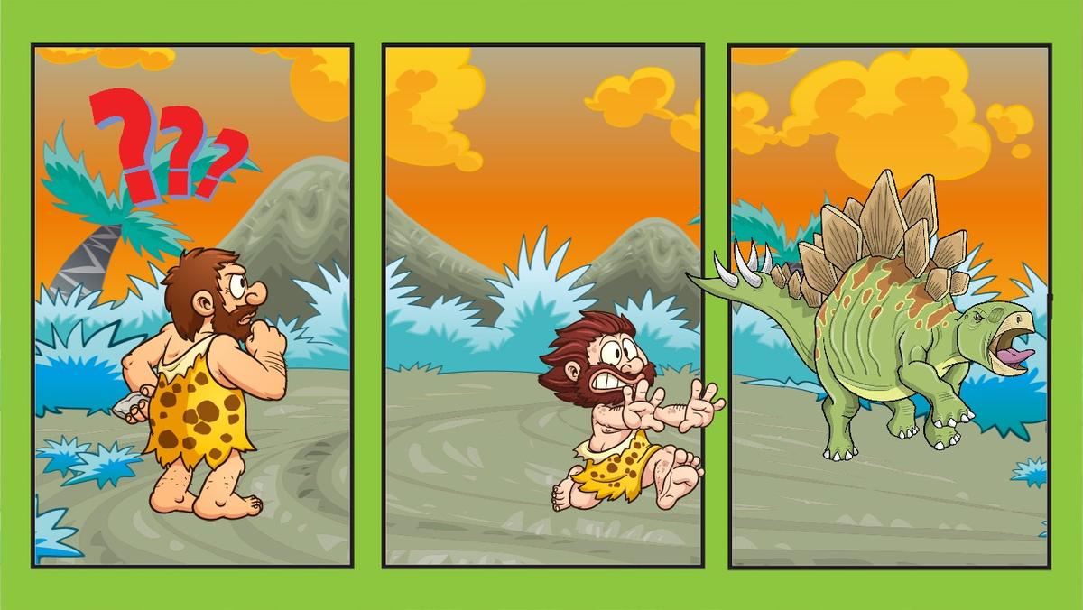 Cave man trouble!
