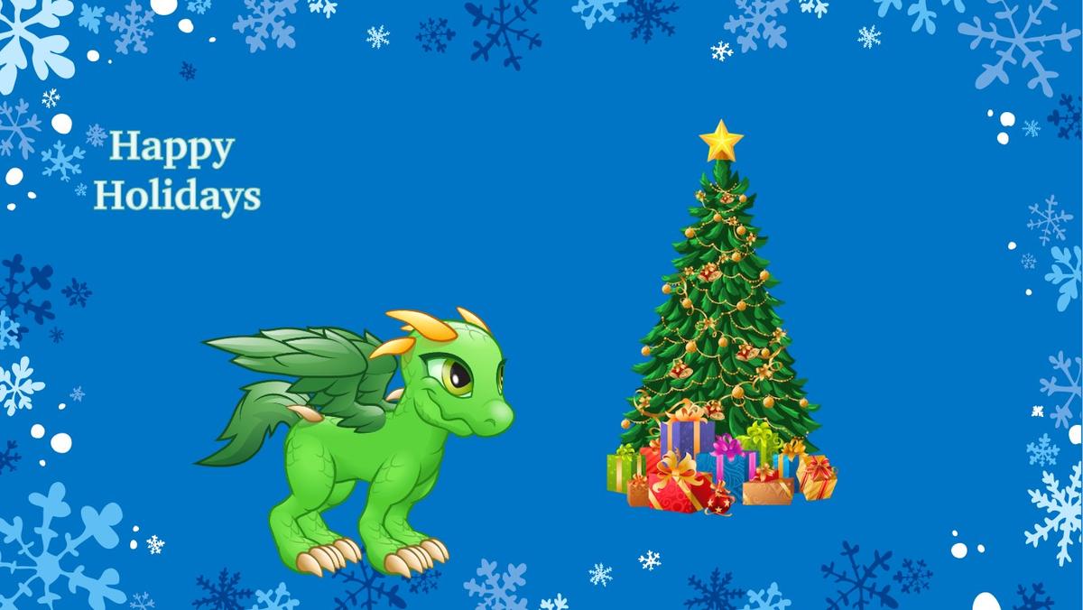 Christmas dragon