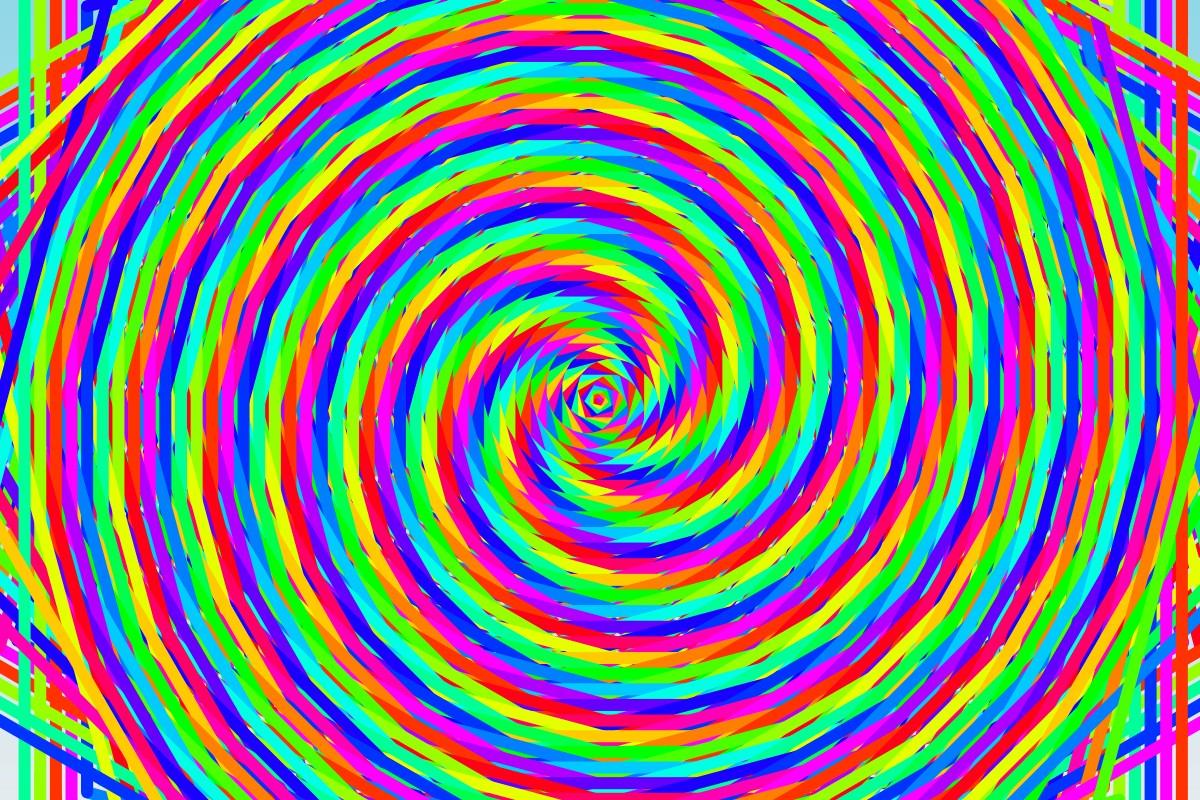 Swirly Rainbow