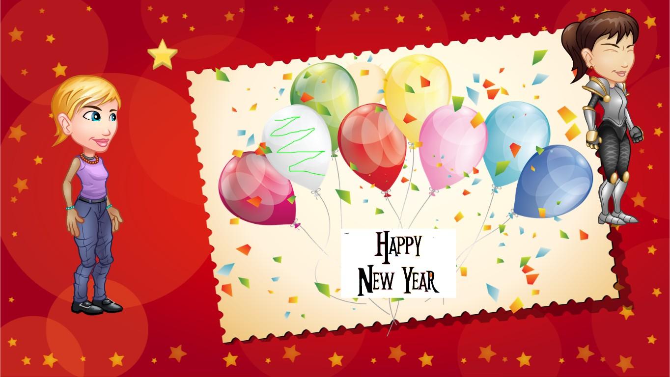 happy new year card