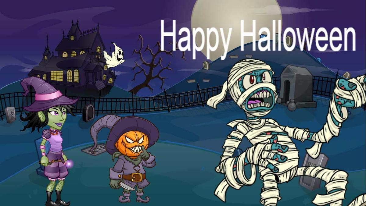 Halloween Greeting Card