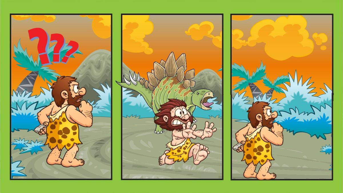 my caveman comic -michael