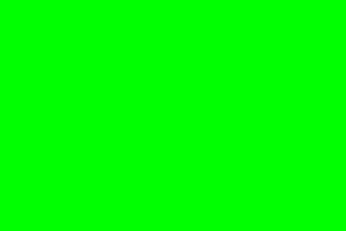 green took over my screen