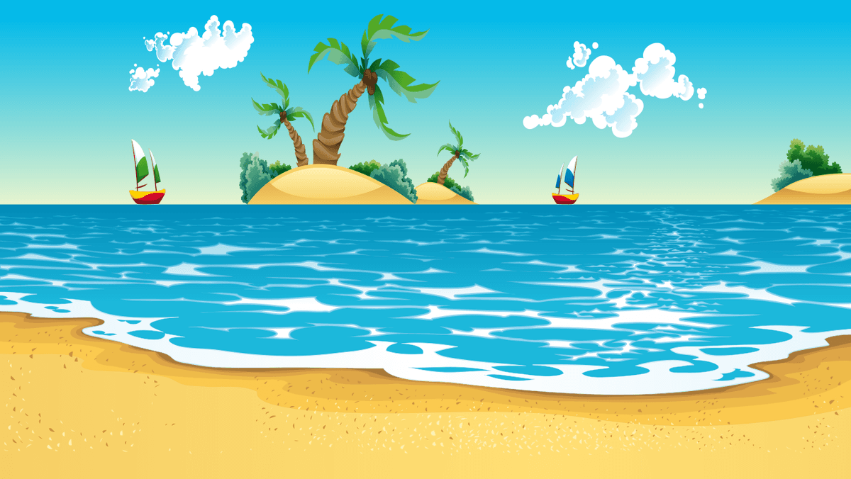 Beach Greeting Card