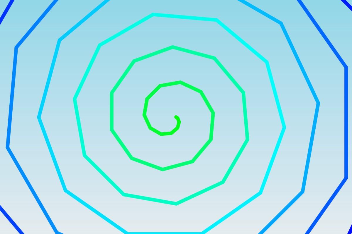 Blue Spiral