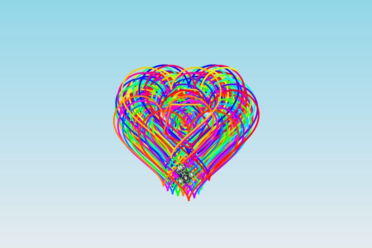 rainbow heart