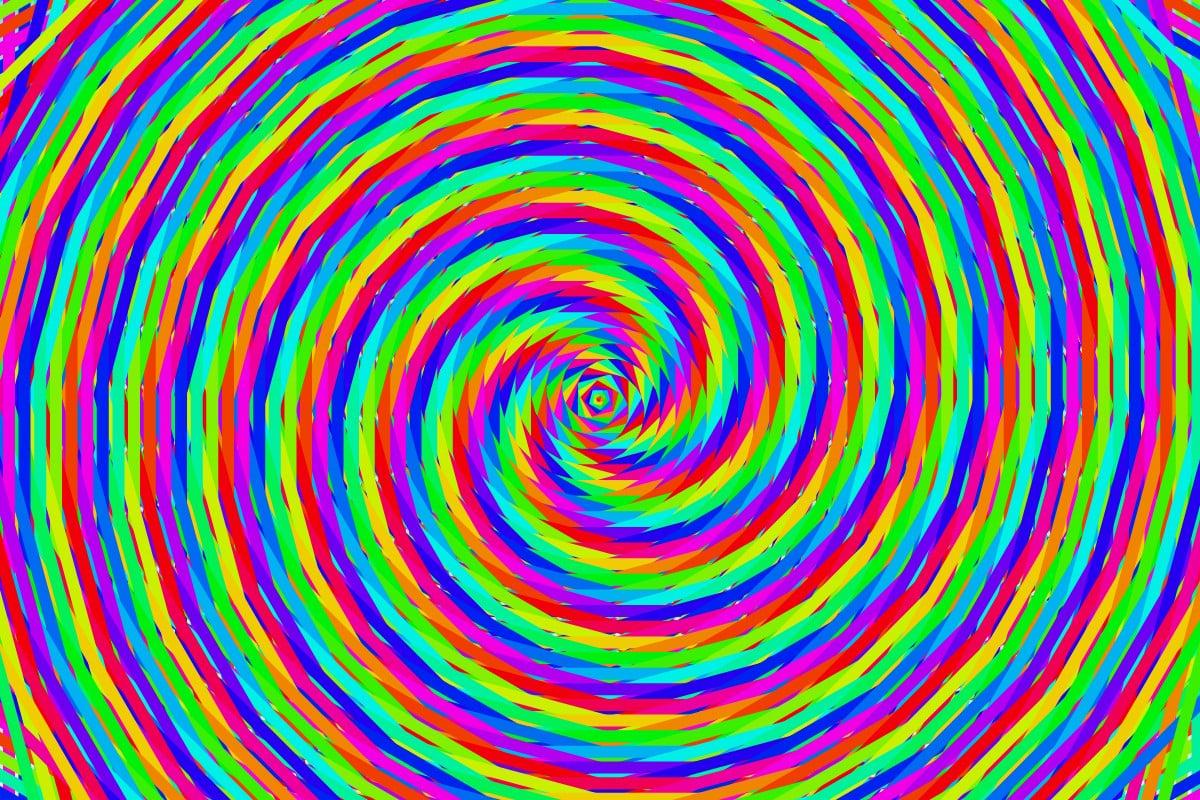 spiral rainbow