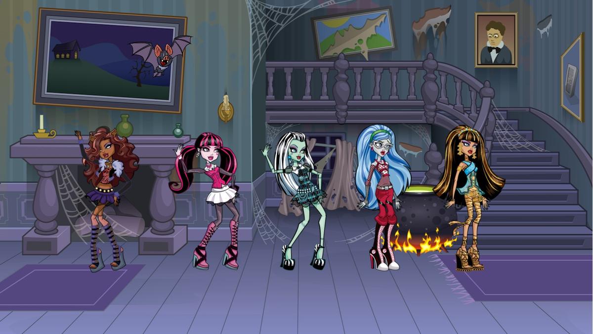 monster high dance party!!!!!!!!!