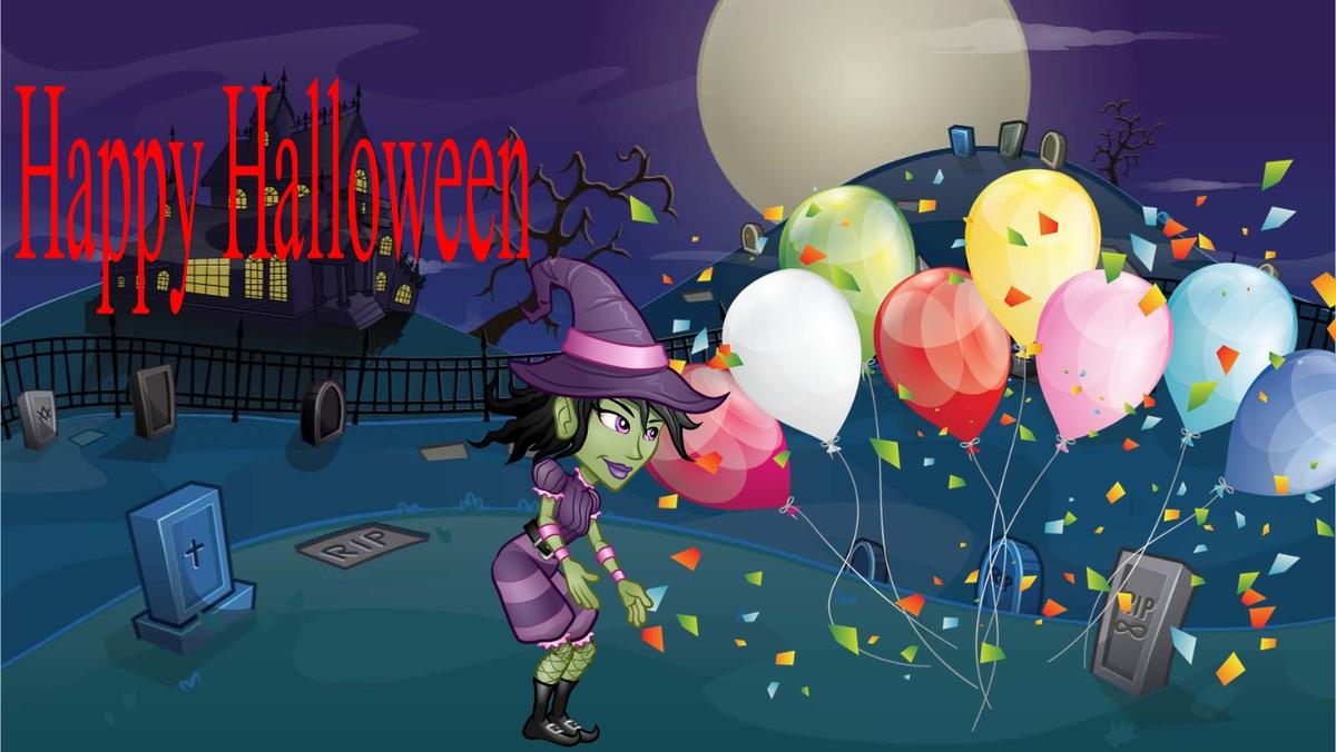 Halloween Greeting Card