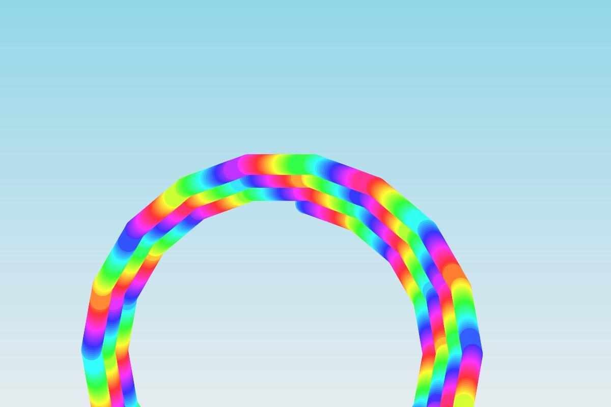 rainbow circle