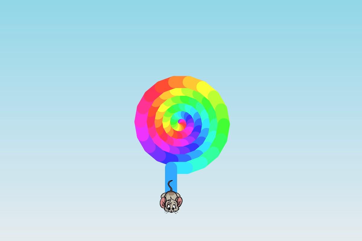 Rainbow Lollipop