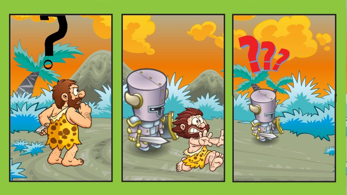 Caveman comic