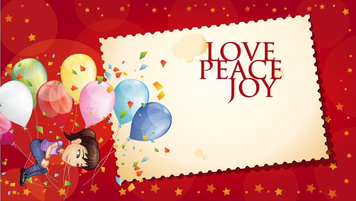 love peace and joy