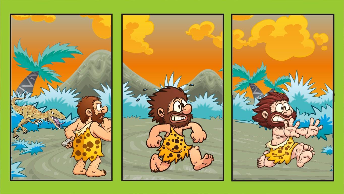 running caveman