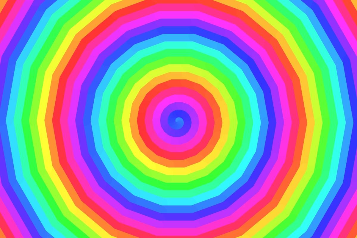 Rainbow Swirly