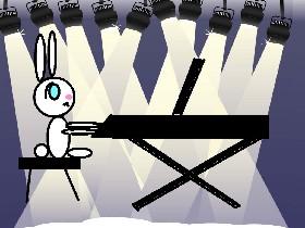 PIANO BUNNY!!!! 1