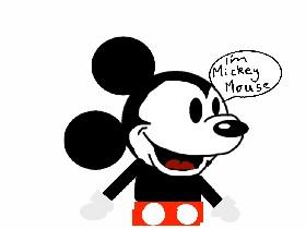 How To Draw Mickey Mouse 1