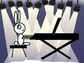 PIANO BUNNY!!!! 1