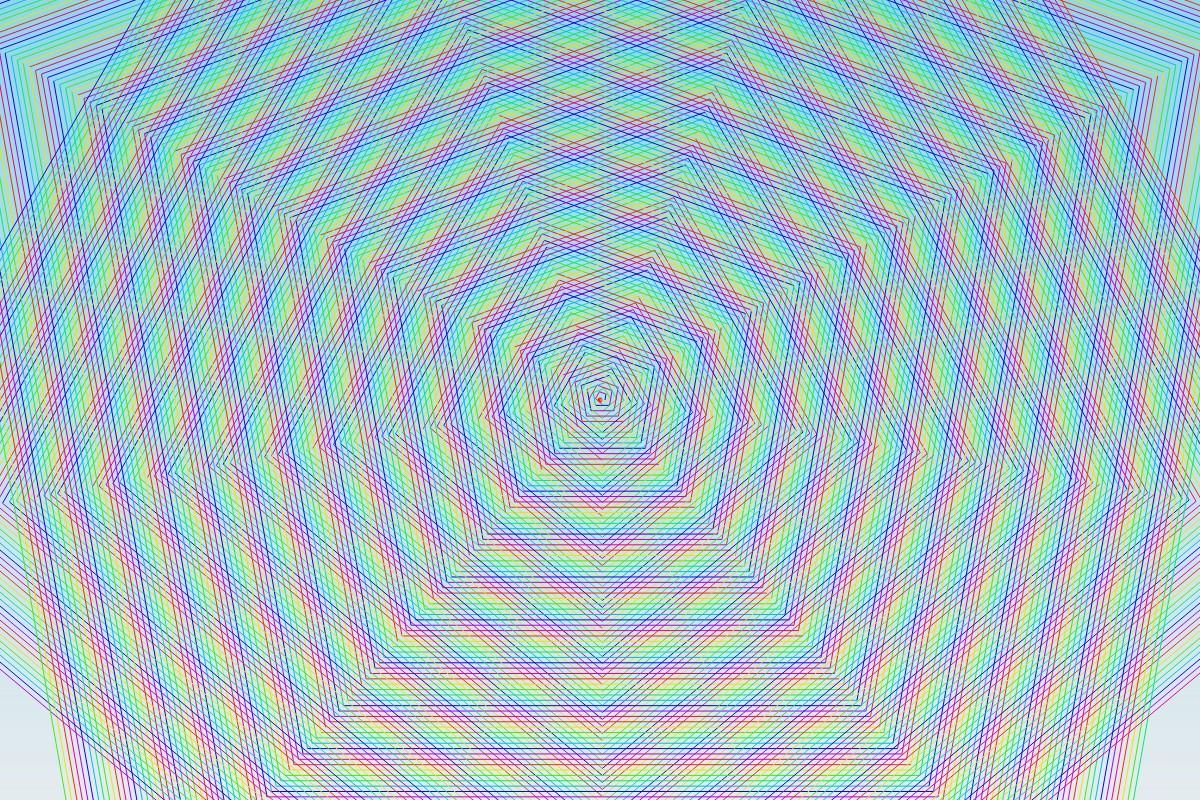 swirl rainbow