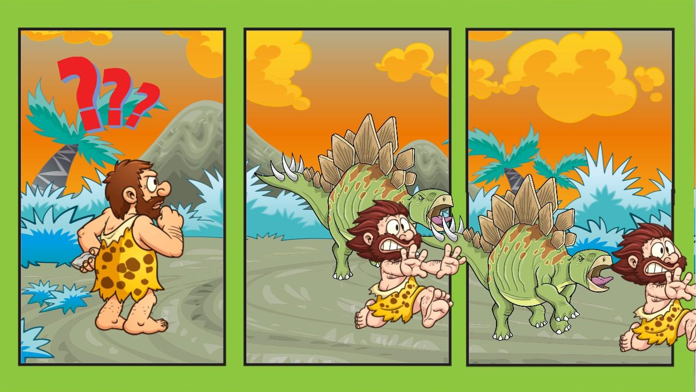 cave man run