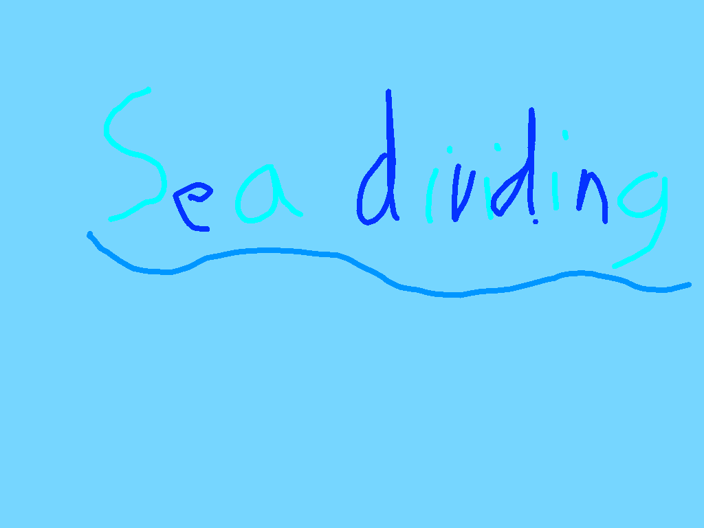 sea dividing