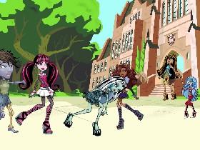 monster high dace club! new student!