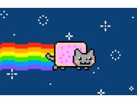 nyan cat awesome!!!!!!🌈