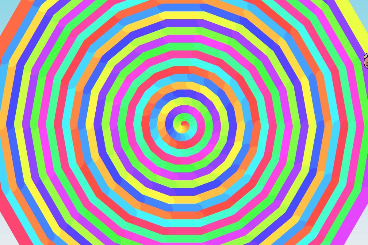 rainbow spiral