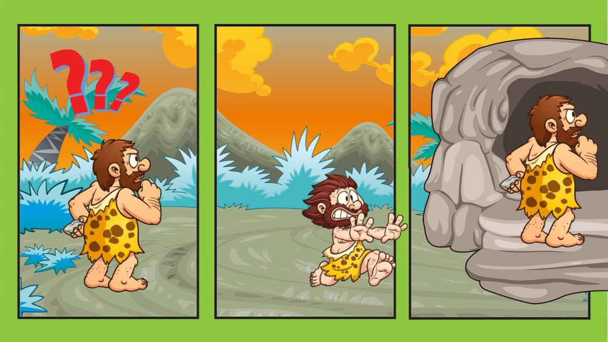 Caveman comic