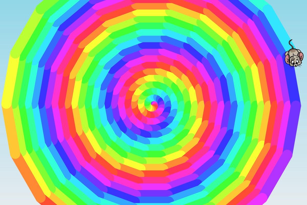 rainbow spiral