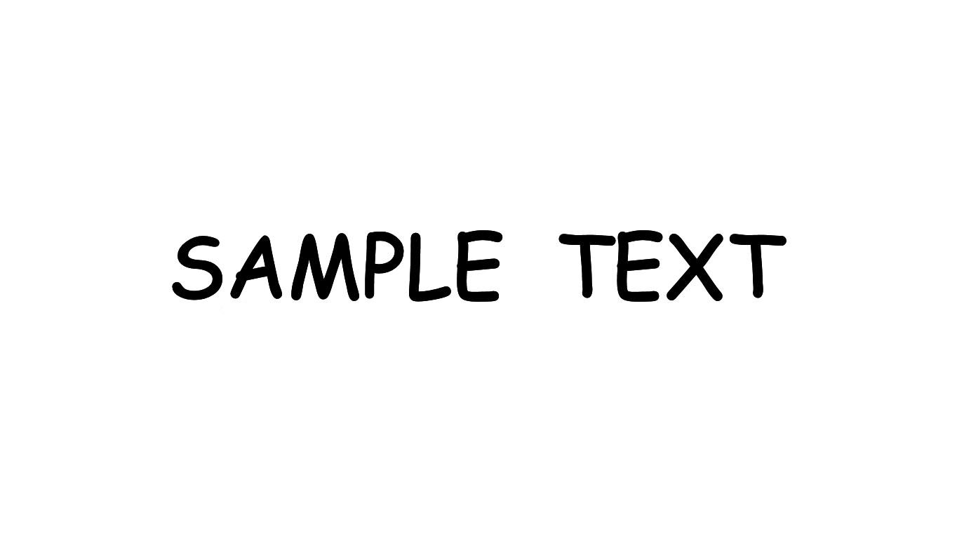 SAMPLE TEXT